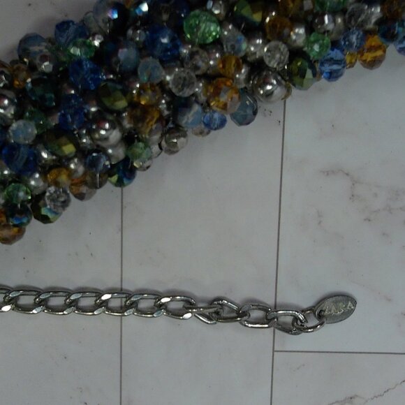 Zara Crystal Woven Statement Choker - Picture 6 of 6